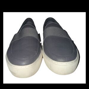 Ugg Womens Chayze Slip-On Gray Leather Casual Sneakers Shoes Size 9.5